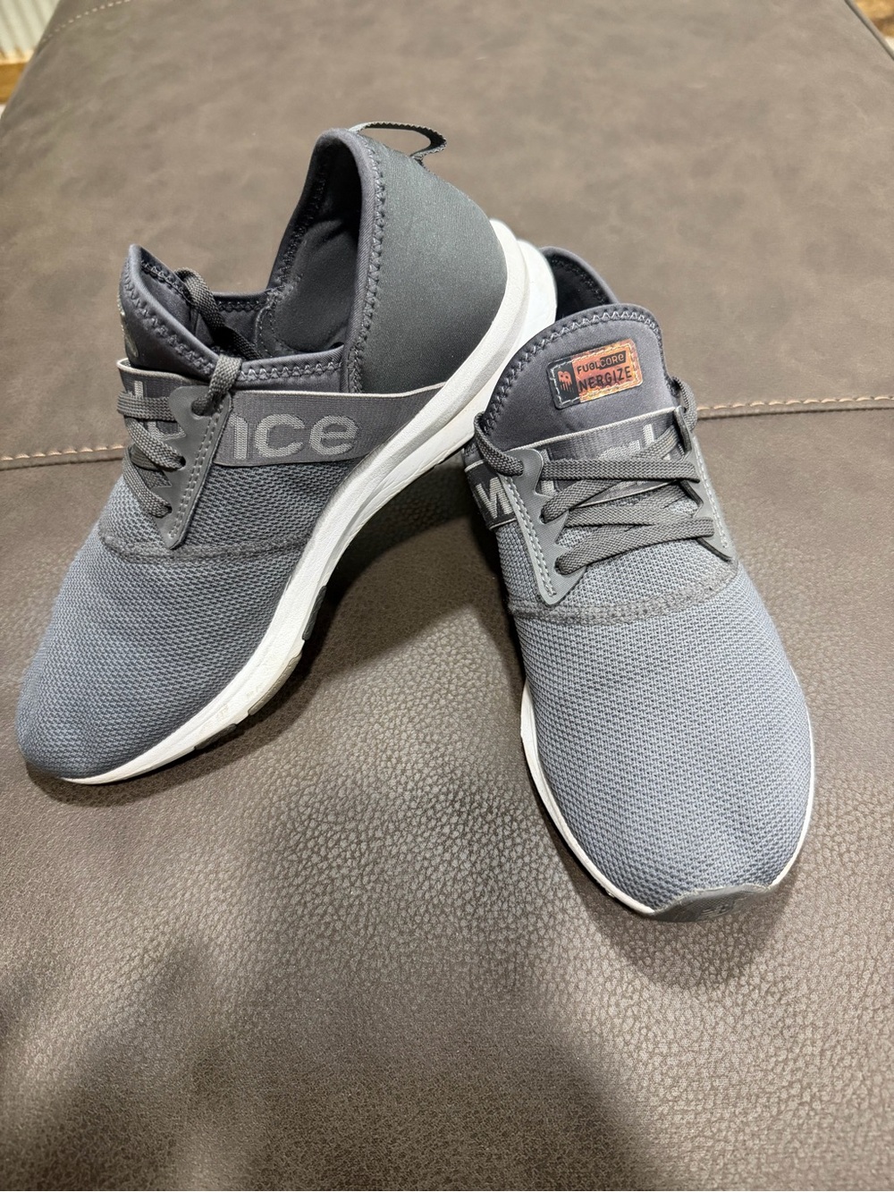 New Balance Women's Gray Slip-On Athletic Sneakers